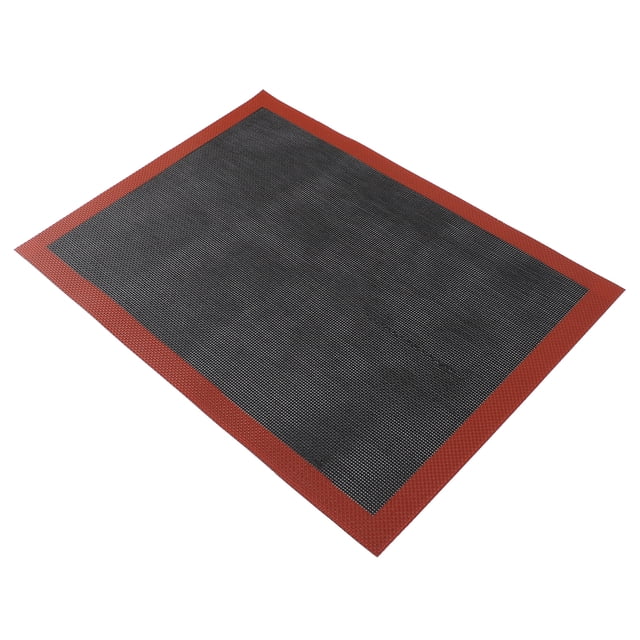 Doublure de cuisson au four, tissu en fibre de verre léger un tapis de cuisson en silicone facile à nettoyer pour faire des pains à pain à pizza