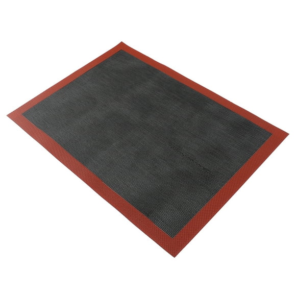 Doublure de cuisson au four, tissu en fibre de verre léger un tapis de cuisson en silicone facile à nettoyer pour faire des pains à pain à pizza