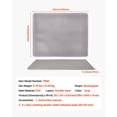 thumbnail image 4 of Style Cat Litter Trapping Mat, 30x24 Inches, 2-Layer Honeycomb Design, Non-Slip & Leak-Proof Litter Box Floor Mat, 4 of 6