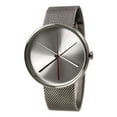 thumbnail image 3 of 7292S S-S Unisex Crossover Silver Dial Steel Mesh Bracelet Watch, 3 of 4