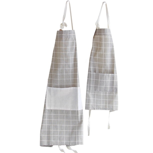 Delantal Ficarrico para padres e hijos con bolsillo, delantal de chef ajustable para cocinar, hornear y pintar