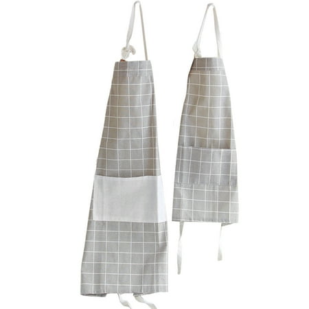 

Parent-child apron with pocket adjustable chef apron for cooking baking and painting