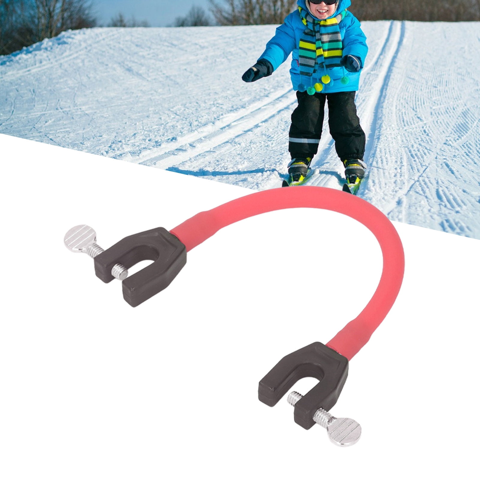 Connecteur de Pointe de Ski, Aide à l'Entraînement de Ski Portable Professionnel pour Débutants Vert, Rouge, Noir Connecteur de Pointe de Ski, Aide à l'Entraînement de Ski Portable Professionnel pour Débutants Vert, Rouge, Noir