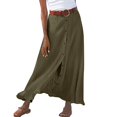thumbnail image 2 of Vedolay Skirts for Women Tulle Formal High Low Asymmetrical Midi Elastic Waist Tutu Skirts,Khaki XXL, 2 of 3