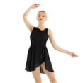 thumbnail image 1 of LiiYii Robe de Ballet Sans Manches en Maille Fluide pour Femmes Costume de Danse Lyrique pour Performance sur Scène Noir S, 1 of 8