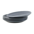 thumbnail image 3 of Mainstays Glazed Grey Round Stoneware Salad Plate, 7.4”, 3 of 5