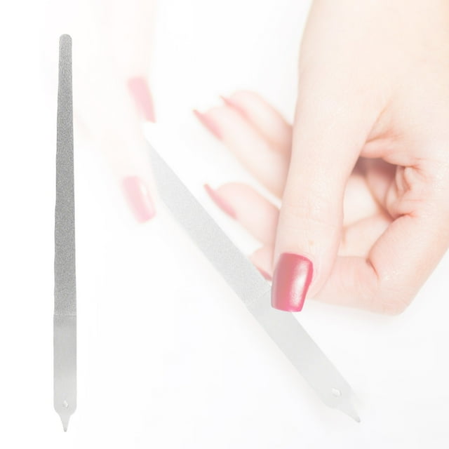 Stainless Steel Nail File for Smooth Shaping and Precise Manicure Pedicure Care