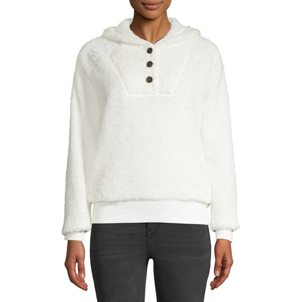 Time and Tru Women's Sherpa Pullover