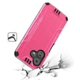 thumbnail image 3 of For Celero 3 Plus METKASE Strong Tough Metallic Design Hybrid in Slide-Out Package - Hot Pink, 3 of 4
