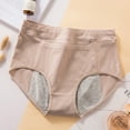 thumbnail image 6 of huanledash Leakproof Period Panties High-rise Breathable High Elasticity Menstrual Briefs for Daily Life, 6 of 8