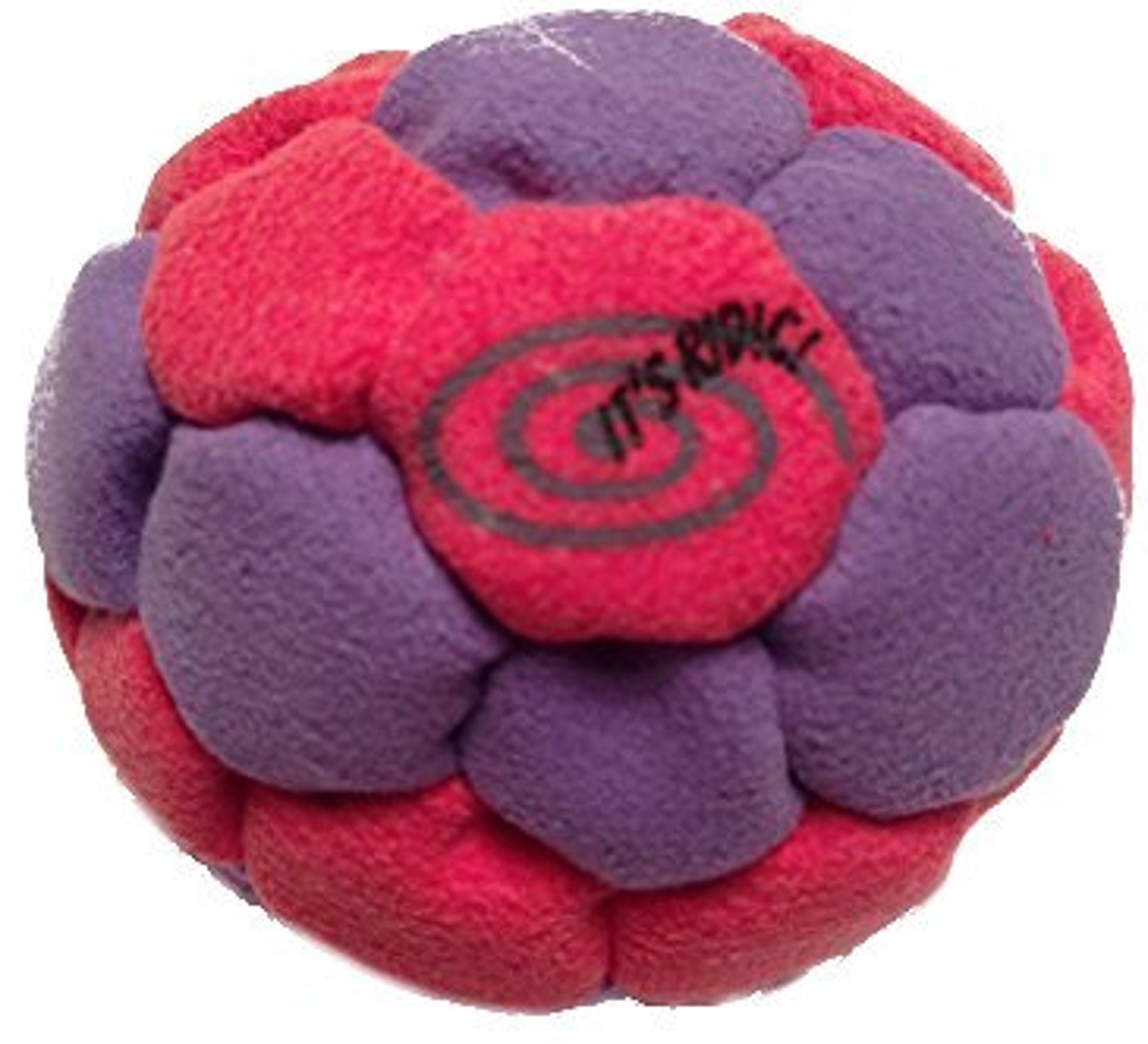 It's Ridic! Round Stall Sand Filled 32panel Hacky Sack / Foot Bag (Red