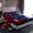 Red Blue 01, variant on Feelyou Gaming Controller Kid Twin Sheet Sets, Futuristic Game Consloe Twin Fitted Sheet, Honeycomb Abstract Blue Flat Sheet, Lightweight Room Decor, 3 Pieces