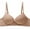 Nude, variant on Women's Laser cut Push Up Bra with underwire, Sizes 32B to 40C