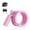 Pink, variant on Pebbuoy Universal Mountain Bike Cable Lock with Keys Shear-Resistant High Security Anti Theft Scooter Lock Bicycle Accessories