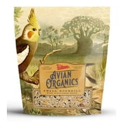 Volkman Avian USDA Certified Organic and Non GMO Bird Food for Cockatiels Lovebirds Parakeets and All Small Hookbills, with Sunflower Seeds 4#