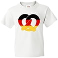 thumbnail image 3 of Inktastic German Flag in Pretzel Shape Youth T-Shirt, 3 of 5