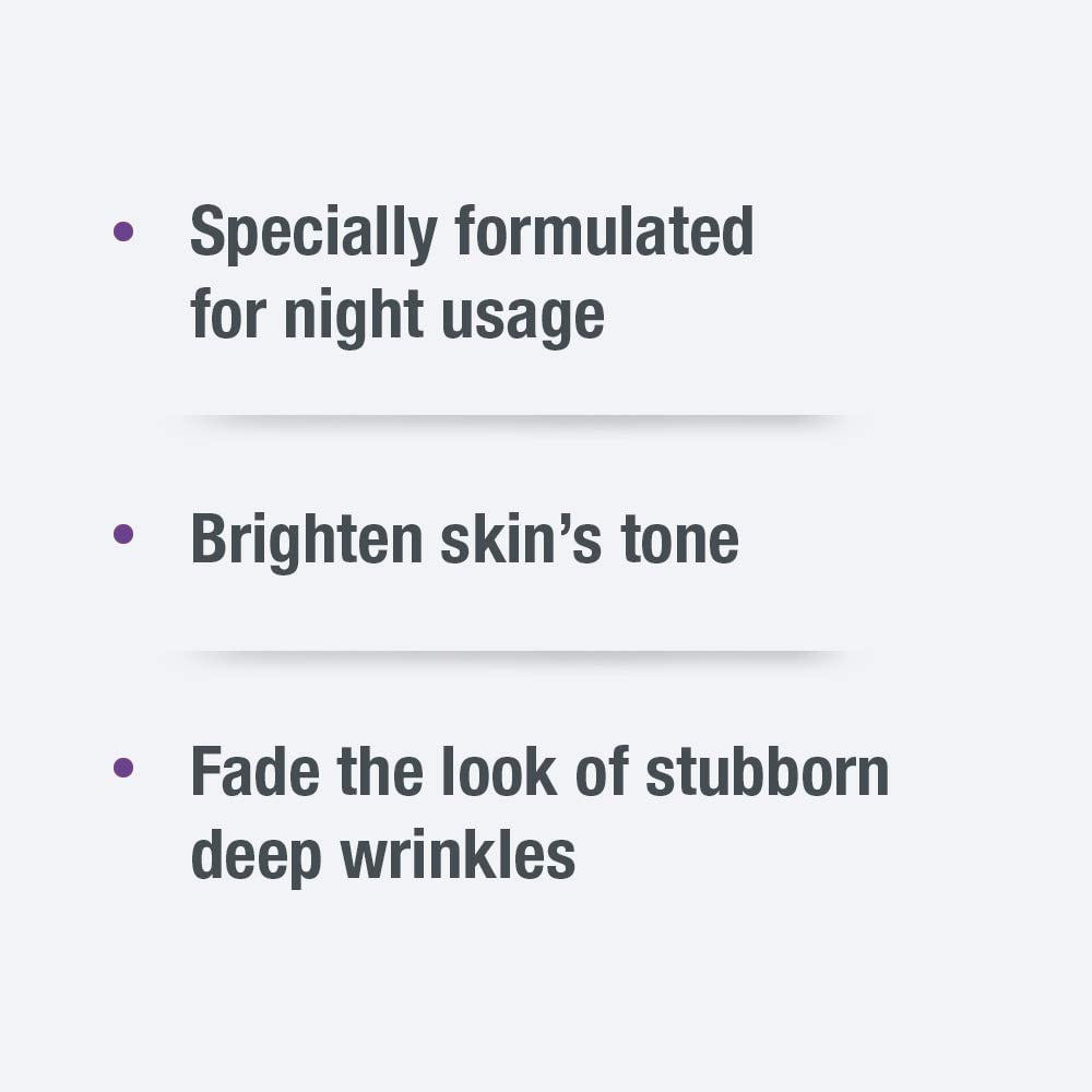 Neutrogena Rapid Wrinkle Repair Night Face Moisturizer with Retinol, 1 Fl. Oz.