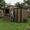 Brown, variant on LuckyNote 10x8 FT Heavy Duty Metal Shed, Brown Black, Garden Storage with Window & Flower Rack, Lockable Double Doors, for Backyard