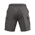thumbnail image 5 of Cargo Shorts for Men Twill Knee Length Drawstring Athletic Shorts with Pockets Summer Casual Outdoor Hiking Short, XL, 5 of 5