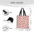 thumbnail image 3 of Pofeuu Strawberry Flower Print Tote Bag for Women,Hobo HandBags with Zipper,Large Capacity Casual Shoulder Handbags with Inner Pockets, 3 of 7