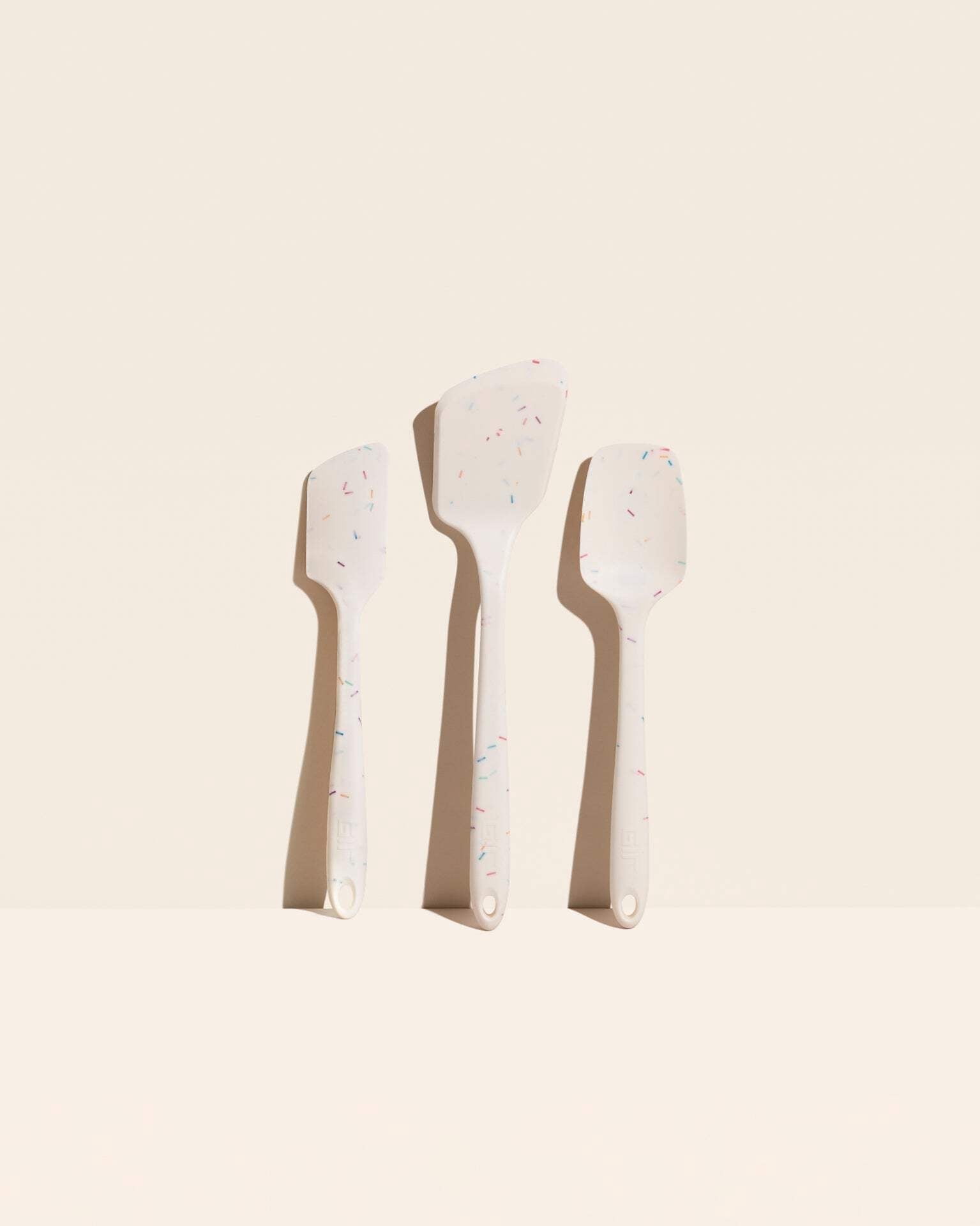 GIR Get it Right 3 Piece Ultimate Silicone Kitchen Utensils Set Heat Resistant Up To 425°F Spatula, Flip & Spoonula as Kitchen Tools, Sprinkles