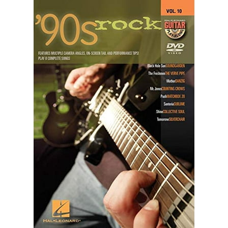 '90S ROCK - GUITAR PLAY-ALONG DVD VOLUME 10
