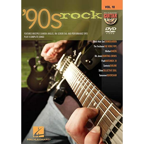 '90S ROCK - GUITAR PLAY-ALONG DVD VOLUME 10