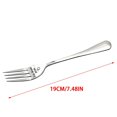 thumbnail image 1 of AMERTEER Family Tableware Stainless Steel Cake Fruit Fork Spoon Gift Fork With Fork Tableware, 1 of 3