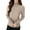 Khaki [New Arrivals: Mix, Match & Save], variant on Women's Long Sleeve Turtleneck Pullover Sweater Top Casual Loose Fit Soft Warm Thermal Winter Fashion | CSEONE,Beige XL