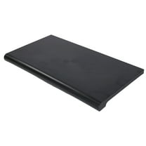 SSWBasics Bullnose Black Injection Molded Shelf - 13"W X 24"L