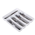thumbnail image 4 of Plástico Flatware Bandeja Forks Cutlery Gabinete Divisor Divisor Herramientas de cocina Holder Organizador de hogares Accesorios de cocina Inevent HA059609-00B, 4 of 7