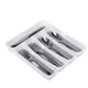 thumbnail image 4 of Plástico Flatware Bandeja Forks Cutlery Gabinete Divisor Divisor Herramientas de cocina Holder Organizador de hogares Accesorios de cocina Methold HA059609-00B, 4 of 7