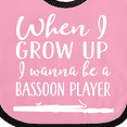 thumbnail image 4 of Inktastic Future Bassoon Player Bassoonist Gift Boys or Girls Baby Bib, 4 of 4