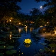 thumbnail image 6 of 1 Piece Floating Foam Lotus Flower with Leaf, Artificial EVA Water Lily for Pond Pool, Realistic Fake Lotus for Spring Garden Decor Dance Prop Home Vase Decoration, 6 of 6