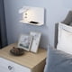 thumbnail image 2 of Lámpara de pared contemporánea, luz nocturna, lámpara de lectura ajustable, puerto de salida USB y blanco grande a la izquierda, 2 of 8