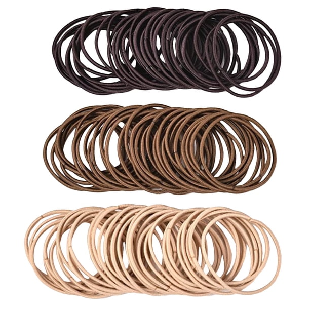 100 piezas de coleteros elásticos para el cabello, accesorios para el cabello