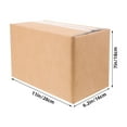thumbnail image 3 of 2Pcs Insulated Shipping Boxes Khaki 11X7.1X6.3In Aluminum Foil Paper for Long Distance Transport, 3 of 8