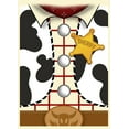 thumbnail image 2 of Men's Toy Story Sheriff Woody Costume Tee  Graphic Tee Cream Small, 2 of 4