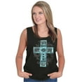 thumbnail image 4 of Faith Hope Love Cross Christian Tank Top Tee Shirt Women Brisco Brands L, 4 of 6