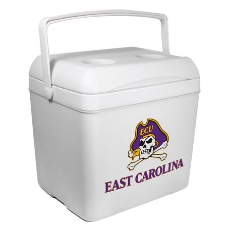 White ECU Pirates 24-Can Tailgate Cooler