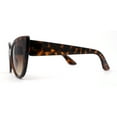 thumbnail image 2 of Girls Kids Size Oversize Cat Eye Retro Sunglasses Tortoise Brown, 2 of 4