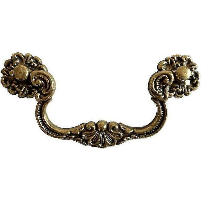 4" C-c Vintage Style Bail Drawer Pull Drop Swing Handles Dresser Pulls Cabinet Knob Antique Bronze White (bronze)