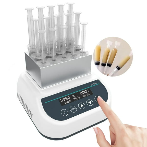 Professional Gel Heating Machine, PRP PPP Plasma Gel Maker Heater, PRP PPP Dry Bath Heater, Gel Heating Instrument For 5ml/10ml/15ml Syringe Beauty Machine,Timing Range: 5s-23h59min