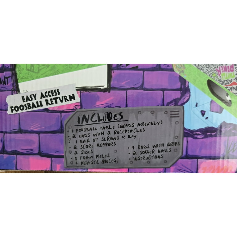 Teenage Mutant Ninja Turtles Mutant Mayhem Foosball Tabletop