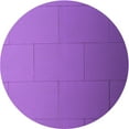 thumbnail image 1 of Ahgly Company Machine Washable Indoor Round Transitional Heliotrope Purple Area Rugs, 6' Round, 1 of 7