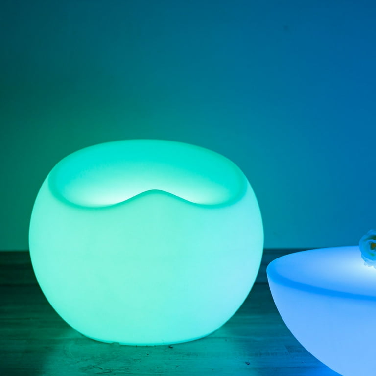 Efavormart Cordless LED Rechargeable Light Up Saucer Chair