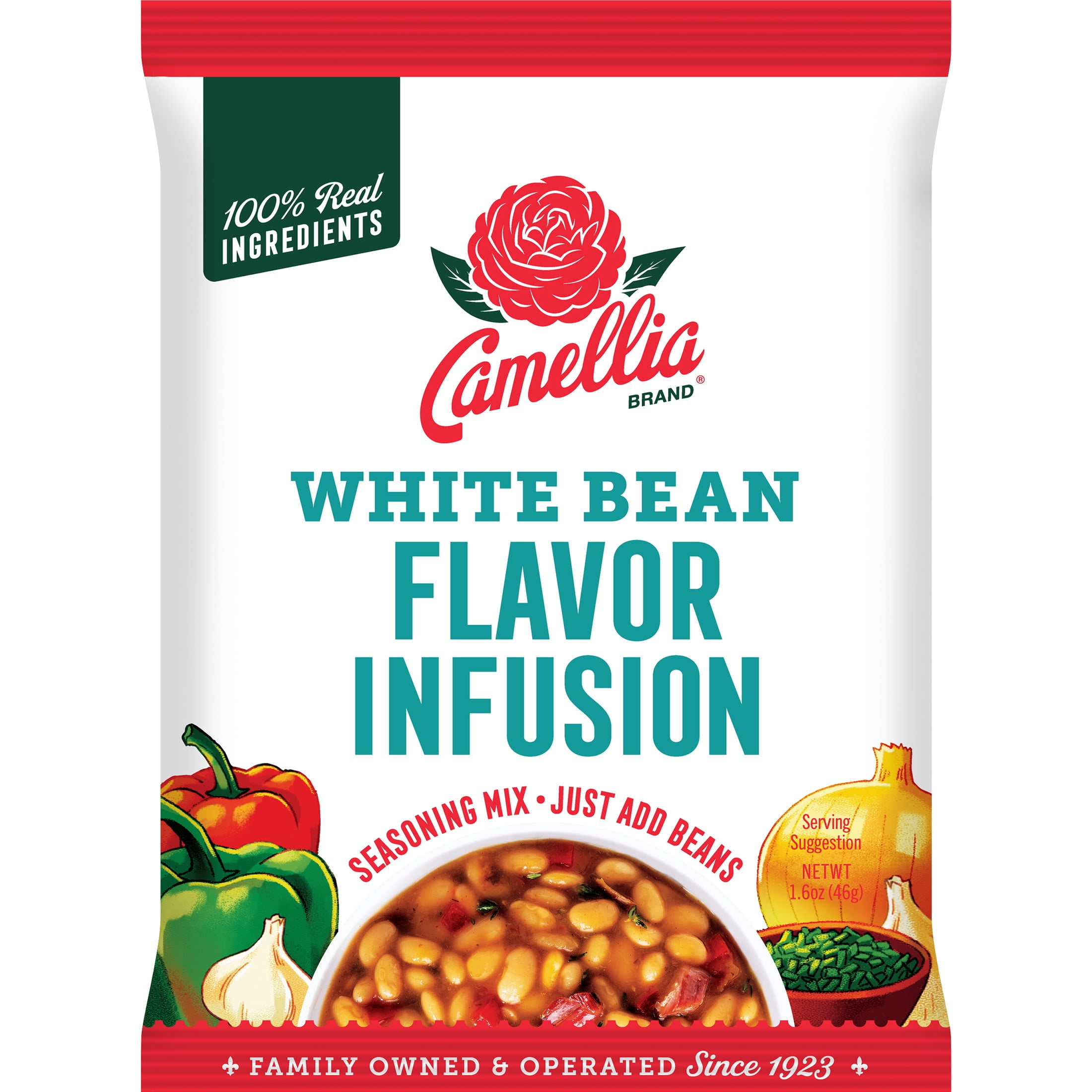 (2 pack) Camellia White Bean Flavor Infusion Seasoning Mix 1.6 oz