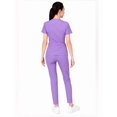 thumbnail image 3 of Scrubs Médicos Mujer | Uniformes para Doctoras y Enfermeras M11-J LILA MED, 3 of 4