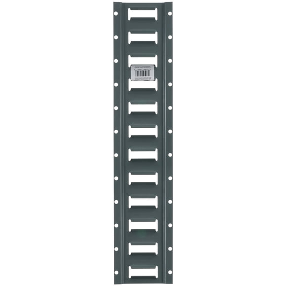 Keeper Corporation Tie Down Track 04304 E-Track; 24 Inch Length x 4 Inch Width; Steel; Without Track Adapters; 2000 Pound Load Capacity; 6000 Pound Break Strength
