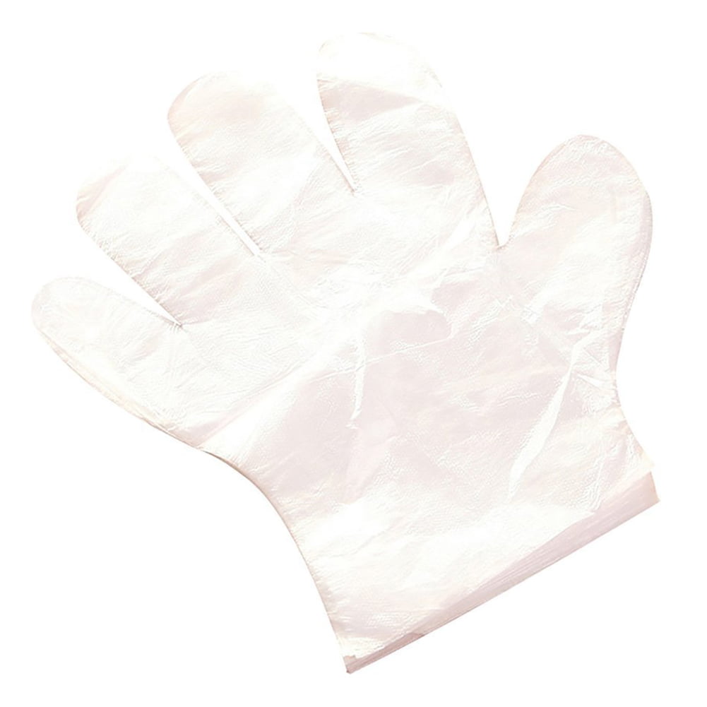 100PCS Catering Trendy Restaurant Goody Kitchen Plastic Disposable Gloves 